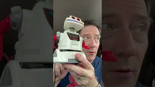 TOMY CrackBot Robot now reading the BIBLE (look at this cool dude’s upgrades)