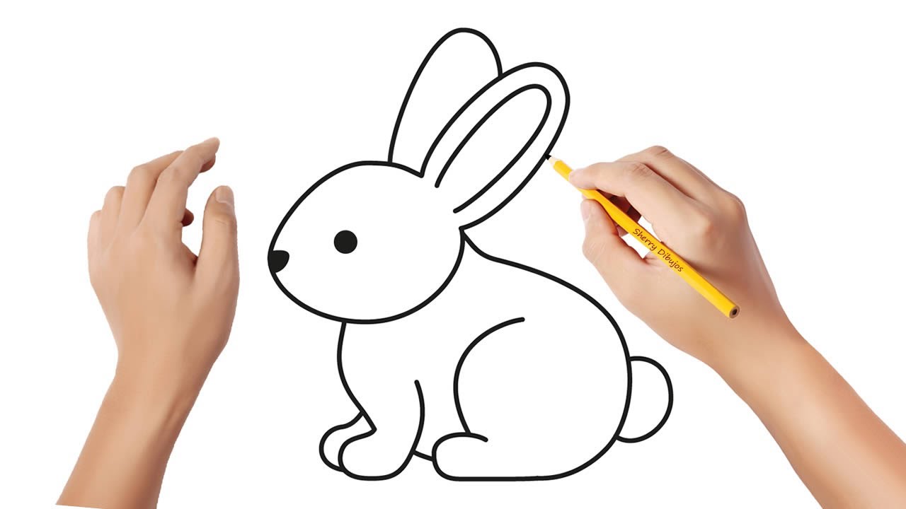 Cómo dibujar un conejito de pascua | Dibujos sencillos 🐇 - thptnganamst.edu.vn