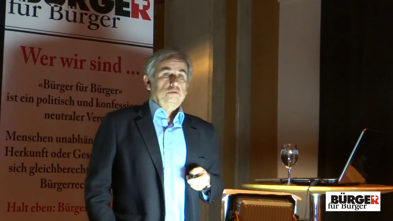 Bürger für Bürger: Referat von Alain Pichard: "Steuerung und Kontrolle statt Harmonisierung"