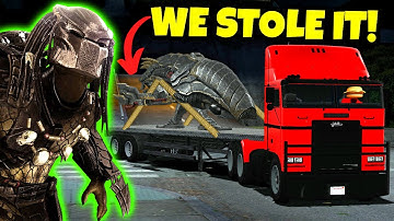 We Stole The ALIEN PREDATORS Ship in Gmod! (Garry