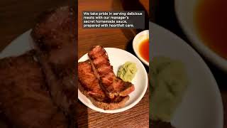 A yakiniku restaurant with a counter as the main seating where you can enjoy fresh offal!