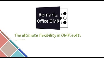 Remark Office OMR Software Product Tour
