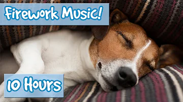 Relaxing Music for Dogs to calm from Fireworks, loud noises - includes desensitising sound effects