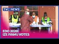 Edo Election: APC Candidate, Osagie Ize-Iyamu Votes