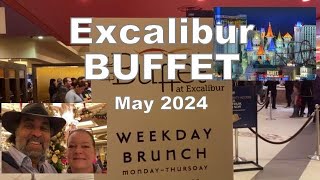 Las Vegas' EXCALIBUR BUFFET...New...Improved...Tasty ! May 2024