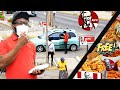 Fake EMPLOYEE Prank At KFC Jamaica *I got free chicken*