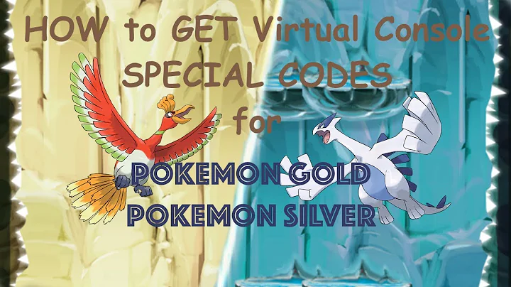 How to Get CELEBI from Virtual Console[VC] Pokemon Gold and Silver Codes