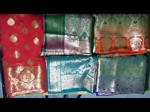 My Top 5 Banarasi sari review | kataan sari |