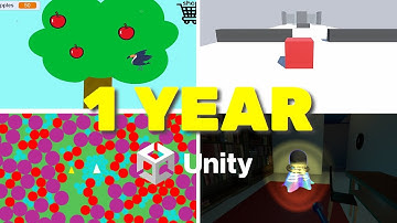 My 1 Year Journey of Game Development in Unity (and more!)