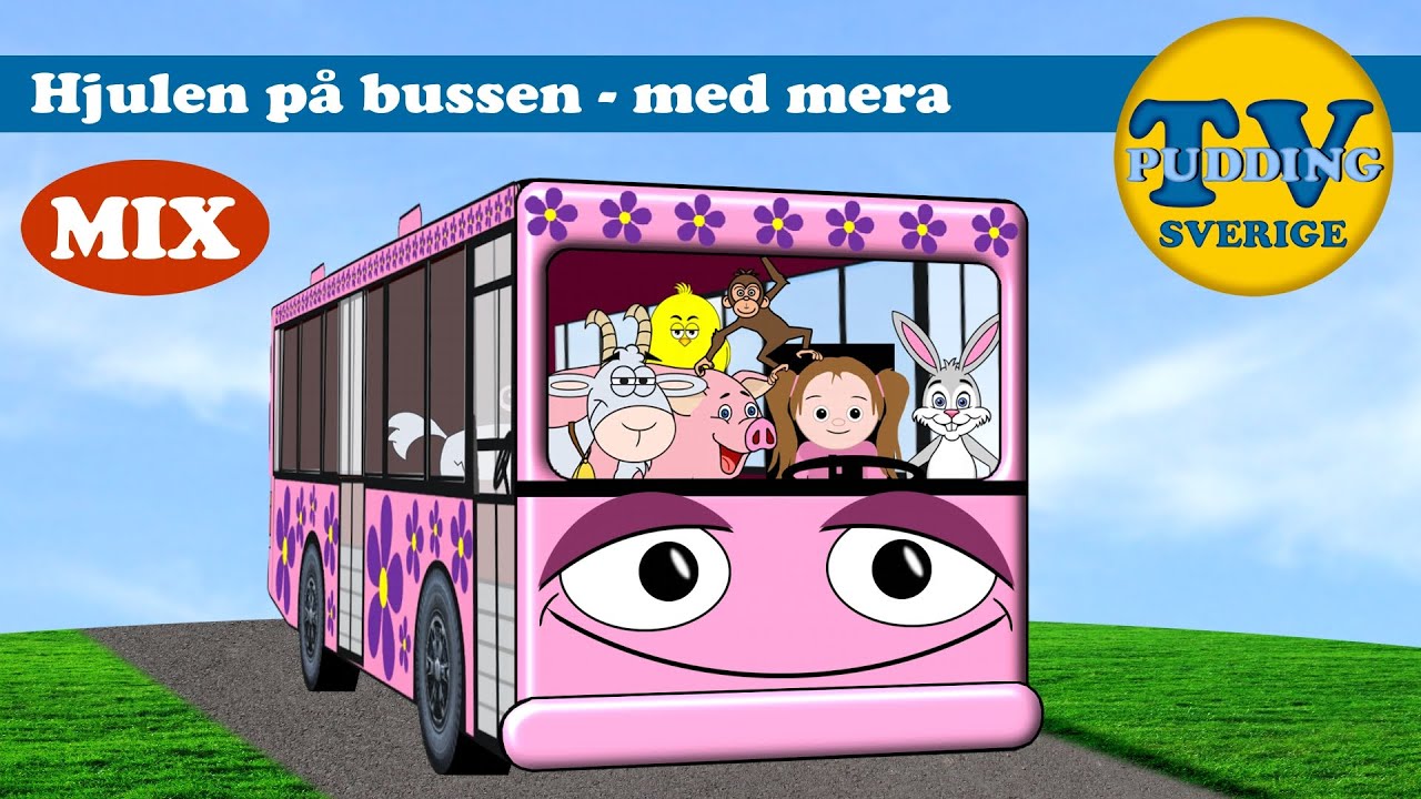 Hjulen på bussen - med mera | Svenska barnsånger