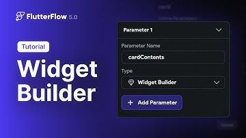 Widget Builder as Parameter | FlutterFlow 5.0 | New Feature