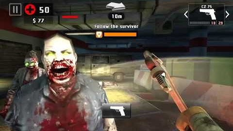 Kill all the zombies [dead trigger] part 1