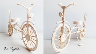 Bi-Cycle Showpiece | DIY Cycle with Cotton rope | DIY Craft Decoration Ideas | Home Décor by LifeStyle Designs 6,169 views 3 months ago 10 minutes, 44 seconds