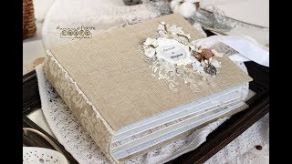 Зимний свадебный альбом/ Скрапбукинг/ Обзор альбома/ Scrapbooking Зимний свадебный альбом/ Скрапбукинг/ Обзор альбома/ Scrapbooking