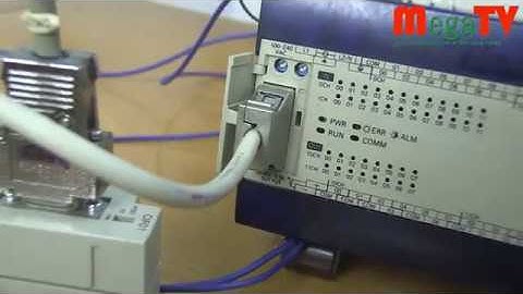 Hướng dẫn upload, download, lập trình cơ bản PLC Omron, test PLC Omron CPM1A