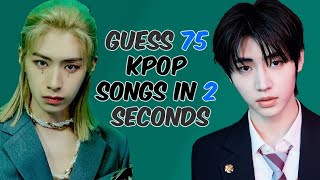 CAN YOU GUESS THESE 75 KPOP SONGS? (BOY GROUP)