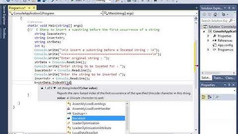 C sharp Insert a substring before a located string