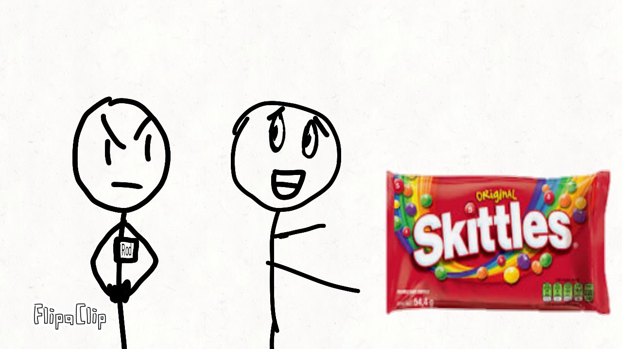 Skittles meme.