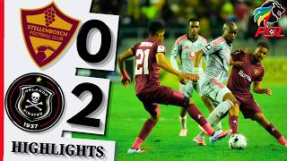 Stellenbosch vs Orlando Pirates highlights (0-2) - Premier Soccer League