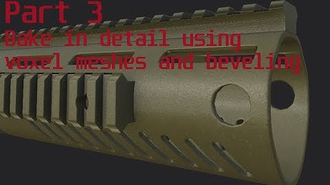 Tools in Houdini for normal baking tutorial. Part 3