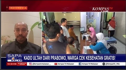 Kado Ultah Dari Presiden Prabowo, Warga Cek Kesehatan Gratis