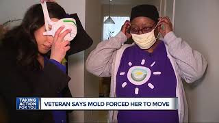 Disabled vet says landlord left her with no fixes in mold-filled apartment