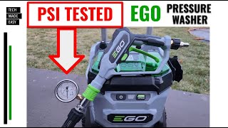 PSI TEST EGO Pressure Washer hpw3200 hpw3204 hpw3200 4