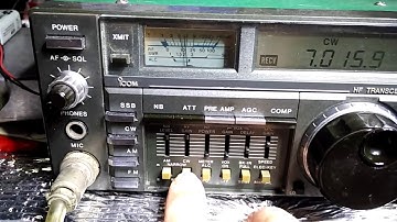 IC-735 CW narrow filter test FL-32