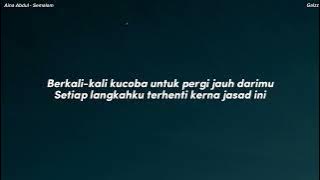Aina Abdul - Semalam | (Video Lirik)