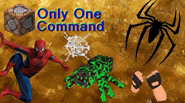 WEB SLINGING BOSS | Minecraft Only One Command - Spider Man