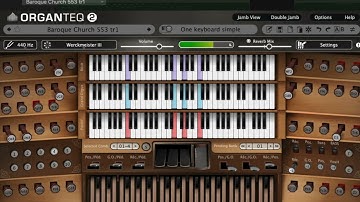Bach Prelude and fugue 553 (Organteq 2 by Modartt)