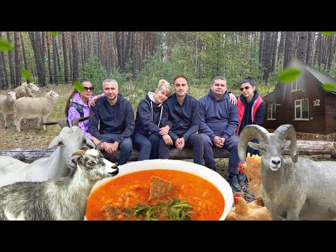 Вернулись в ПАРК-ОТЕЛЬ ПЕСЧАНЫЙ. Отличный отдых с ДРУЗЬЯМИ. Приготовили ХАРЧО, ШАШЛЫК, ЗАКУСКИ.