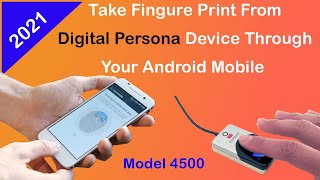 How to Make Finger Print android app scan using digital persona 4500 using android - Android  SDK screenshot 1