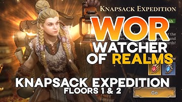 Knapsack Expedition Day 1 Levels 1 & 2 - Watcher of Realms