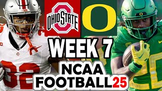 Ohio State at Oregon - Week 7 Simulation (2024 Rosters for NCAA 14)