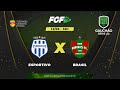FGFTV - GAUCHÃO SÉRIE A2 - Esportivo x Brasil de Farroupilha - 12/06/2022
