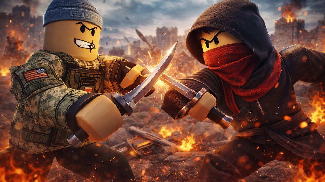 VIREI UM GUERREIRO NO ROBLOX  | DUELING GROUNDS