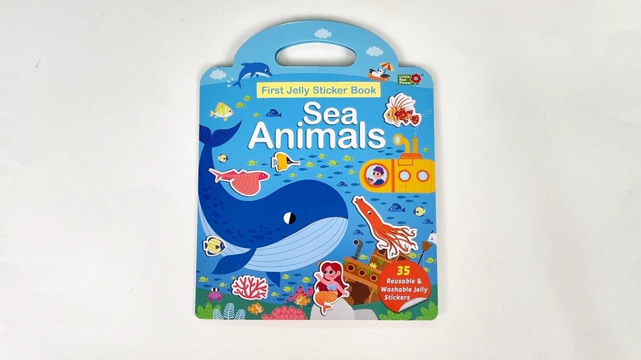 First Jelly Sticker Book: Sea Animals