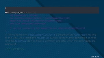 Resolving Swift Programmatic Constraint Issues in Your iOS App
