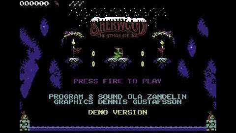C64 Crack: Sherwood Christmas Demo +3D by Excess! 8 December 2025!