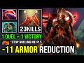 How to 1 Duel = 1 Win Max Damage LC with 11 Armor Reduction Desolator AC Hard Carry Dota 2