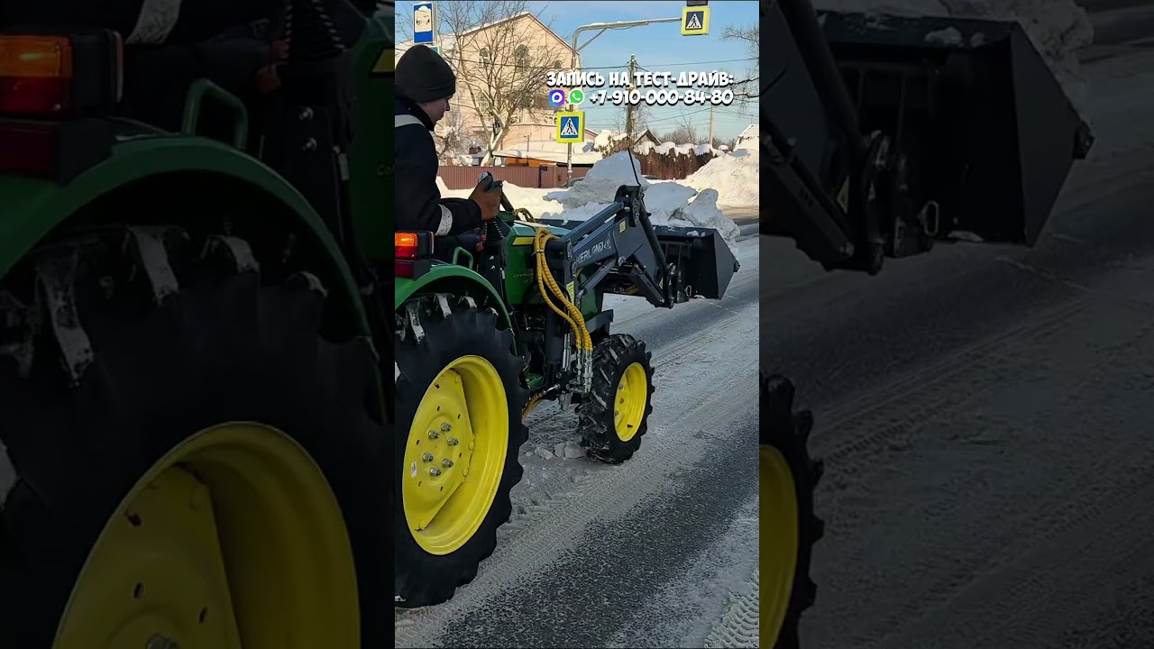 Трактор John Deere: тест-драйв в реальных условиях  