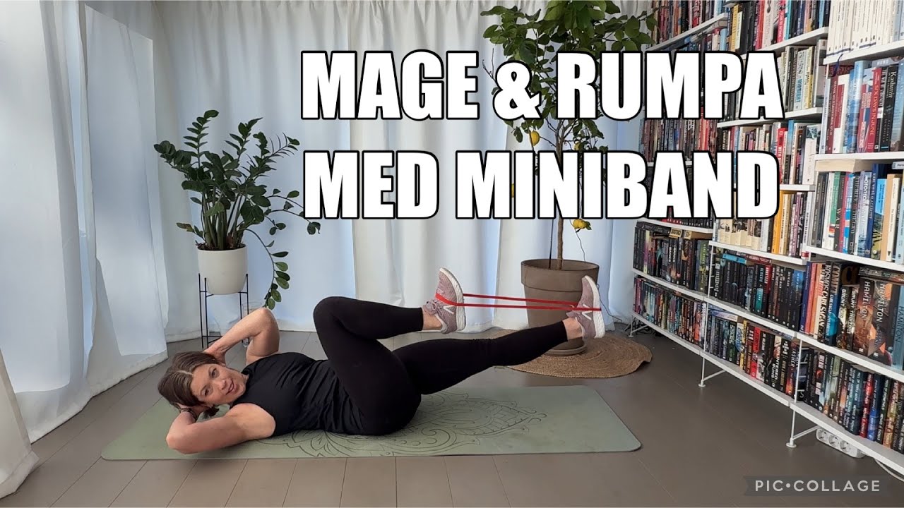9 MIN ABS & ASS I Mage & rumpa med miniband I Hemmaträning - YouTube