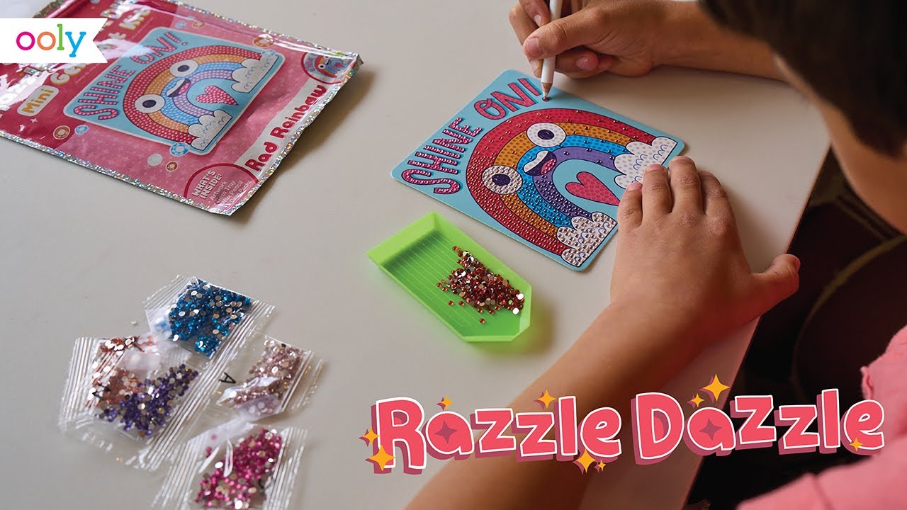 Razzle Dazzle DIY Gem Art Kit-Rad Rainbow – the blue béret