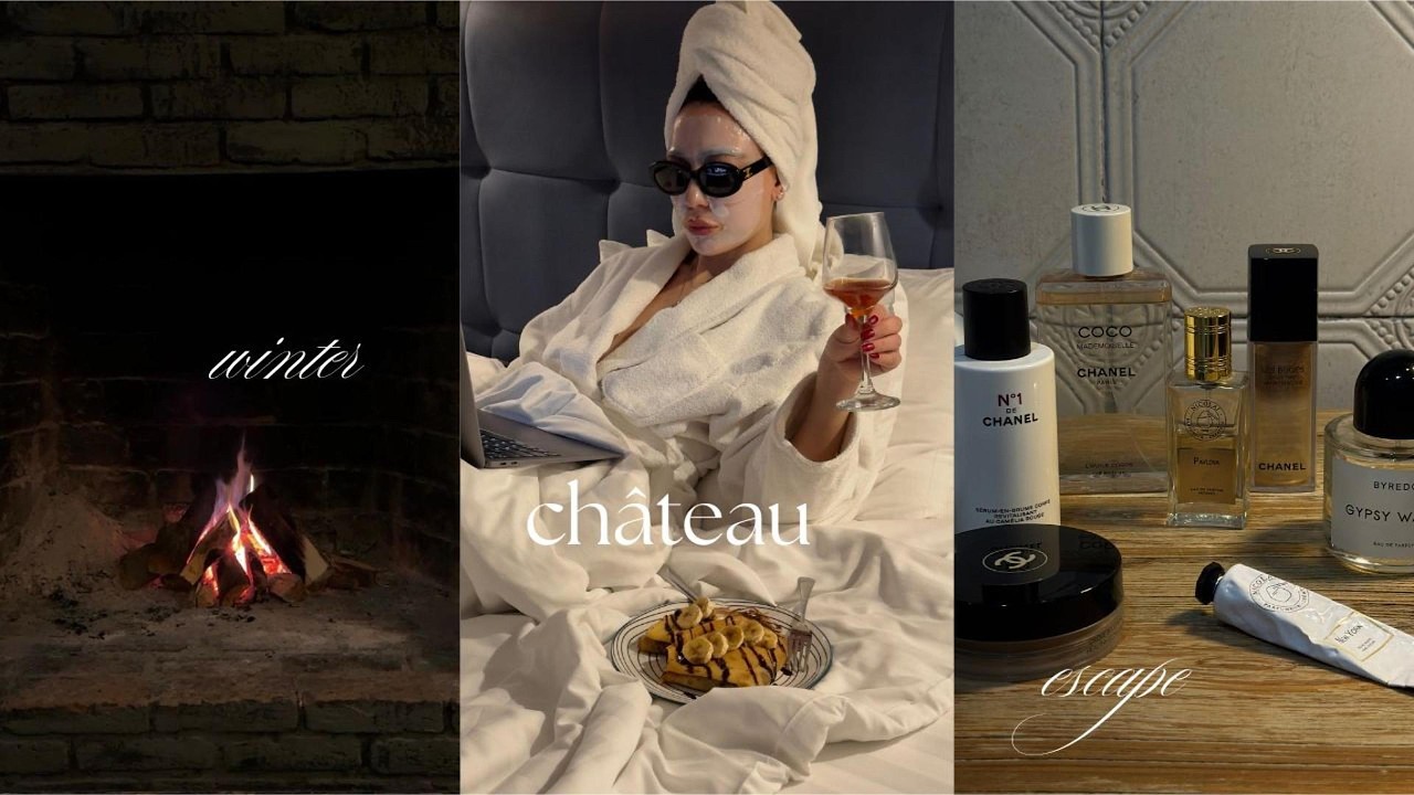 Winter Chateau Escape | My First Video | Spa time, Night Routine and more
