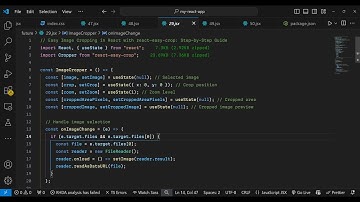 Build a React.js Image Cropper Editor With Live Preview Using react-easy-crop Library in JSX