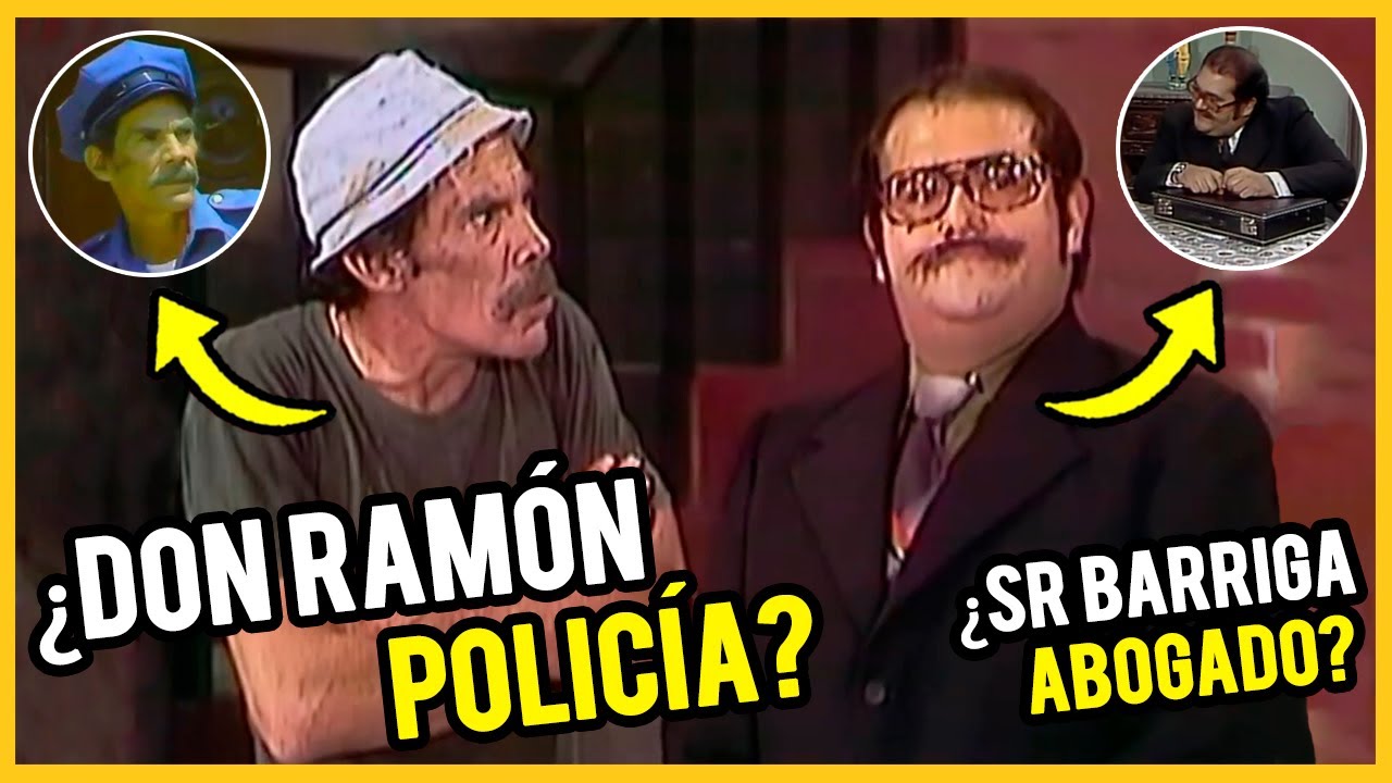 Los trabajos ocultos de DON RAMÓN y el SEÑOR BARRIGA | EL CHAVO DEL 8 ...