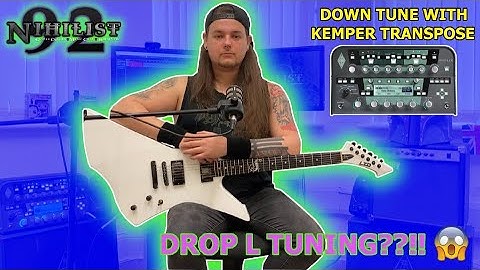 Down Tuning With Kemper Transpose