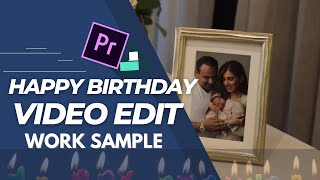 Happy birthday Video editing sample - how to edit a birthday video? happy birthday video editing screenshot 2