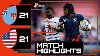 LAST MINUTE DRAMA in Toulouse! | Fiji v USA | HSBC France Sevens Rugby screenshot 5